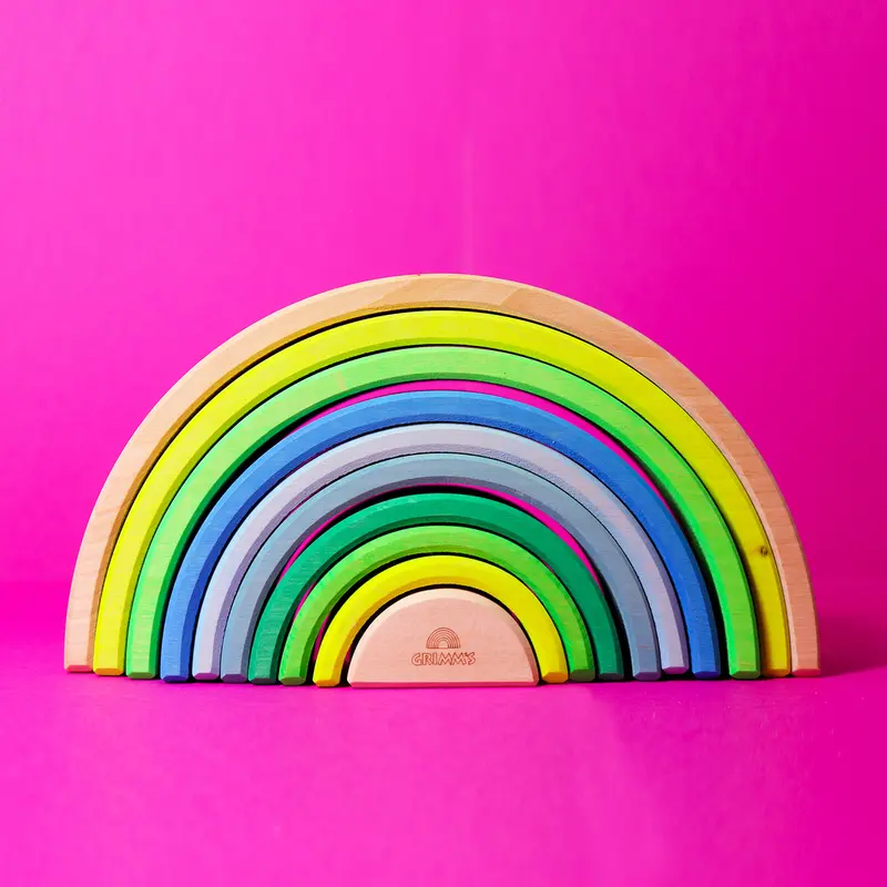 GRIMM's NEON Arc-en-ciel Vert Néon - 10 pièces