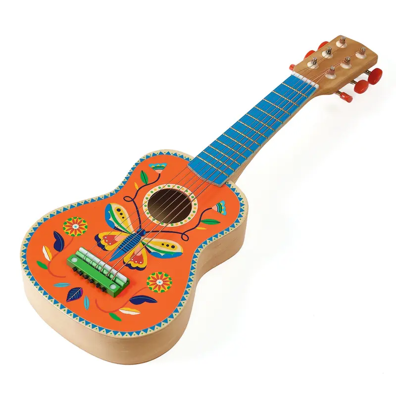 Guitare en bois 6 cordes Animambo