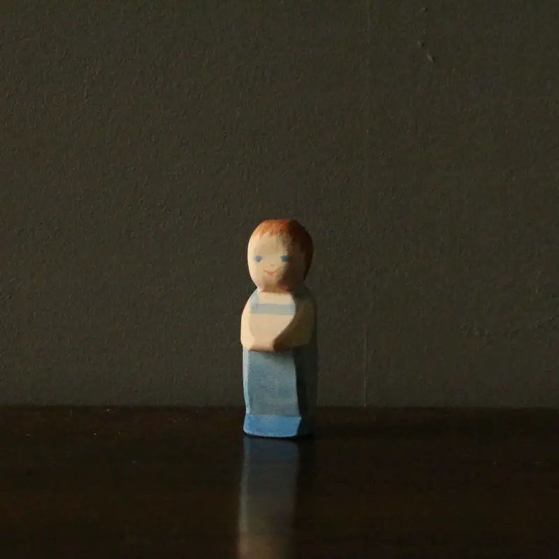 Handmade Toddler Blue Salopette