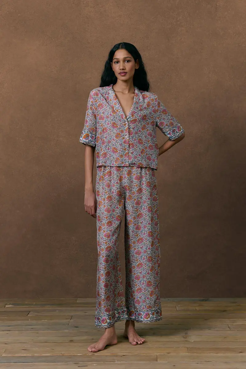 Haut De Pyjama En Soie Loulou