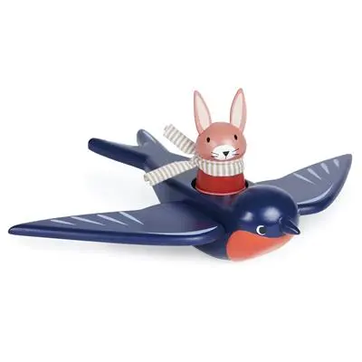 Kit créatif enfant Hirondelle 3D à colorier et assembler