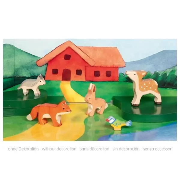 Holztiger Les animaux de la forêt - Lot de 5