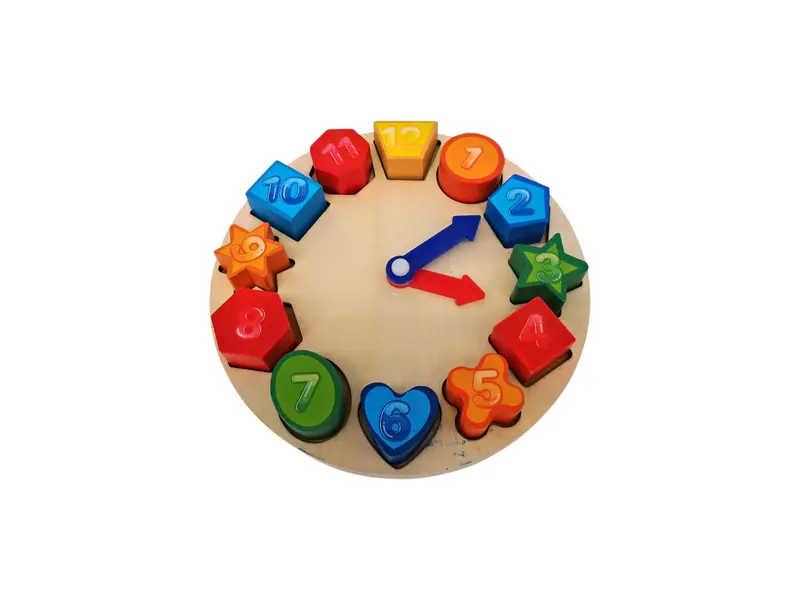 Horloge en bois d'encastrement