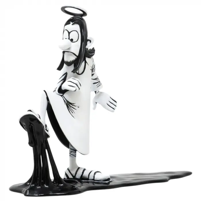 Jésus marchant sur la marée noire