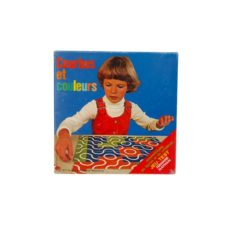 Jeu d'assemblage - Courbes et couleurs