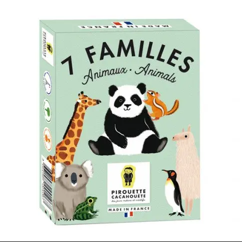 Jeu de 7 familles Animaux