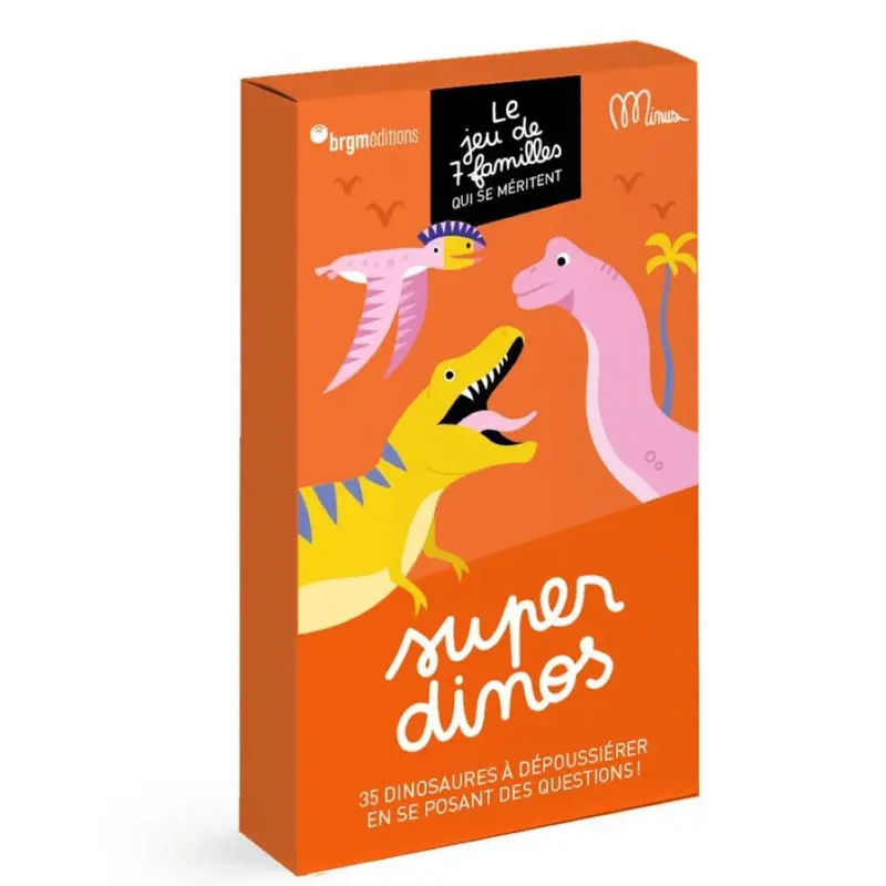 Jeu de 7 Familles "Super Dinos" - Minus