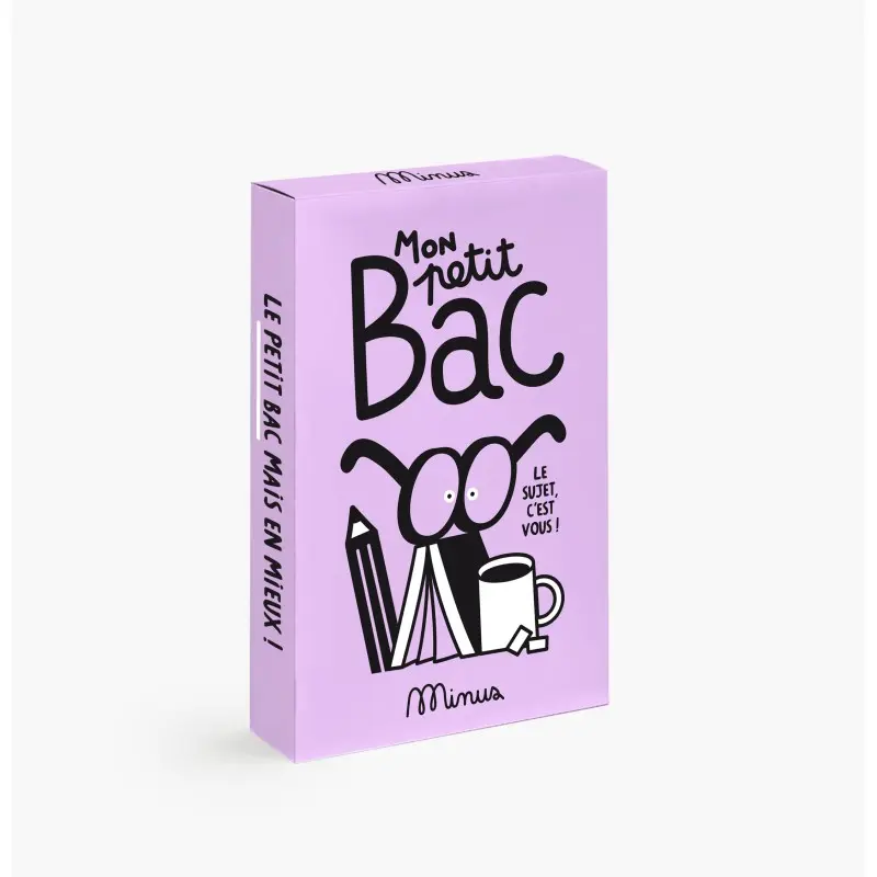 Jeu de Cartes "Mon petit Bac" - Minus