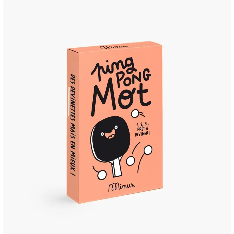 Jeu de Cartes "Ping Pong Mot" - Minus