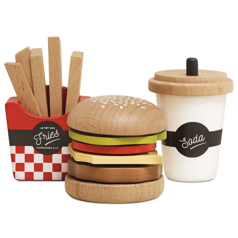 Jeu de cuisine burger frites soda