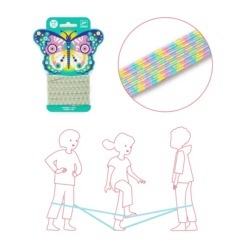 Jeu de l'élastique - Papillon