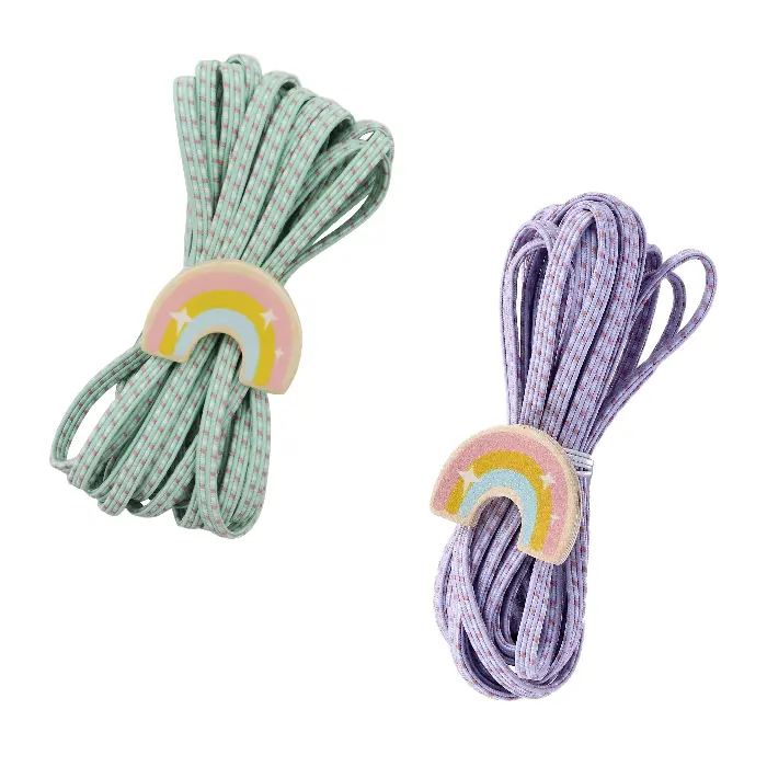 Jeu de l’élastique pour enfants - corde verte extensible