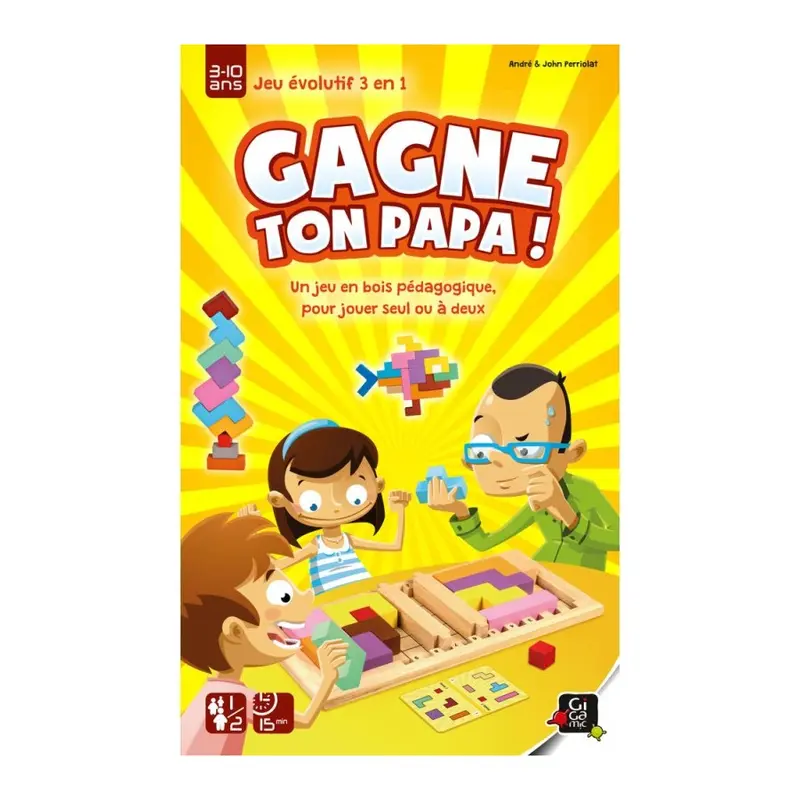 Jeu de logique et construction 3D - Gagne ton Papa