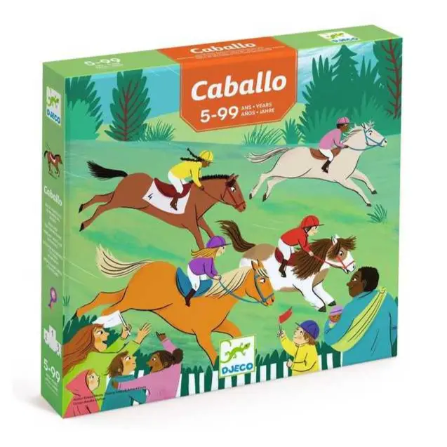Jeu de société chevaux Caballo - course enfants 5+
