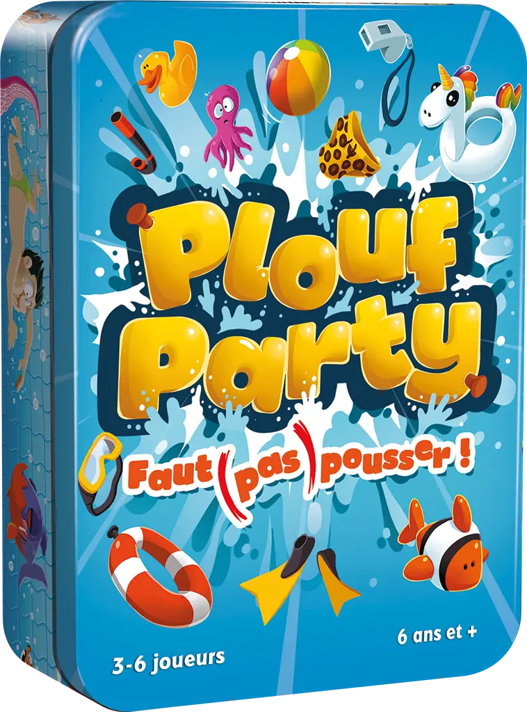 Jeu de société Plouf Party - jeu d'ambiance 3-6 joueurs