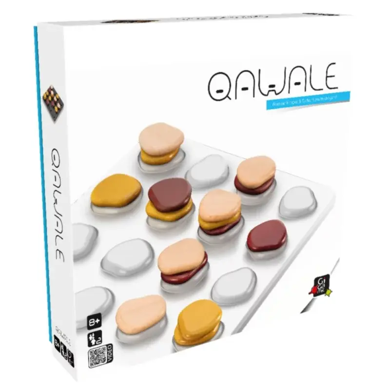 Jeu de société Qawale - stratégie abstraite avec galets