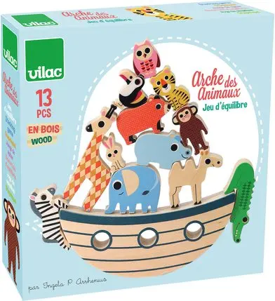 Jeu d'équilibre arche des animaux
