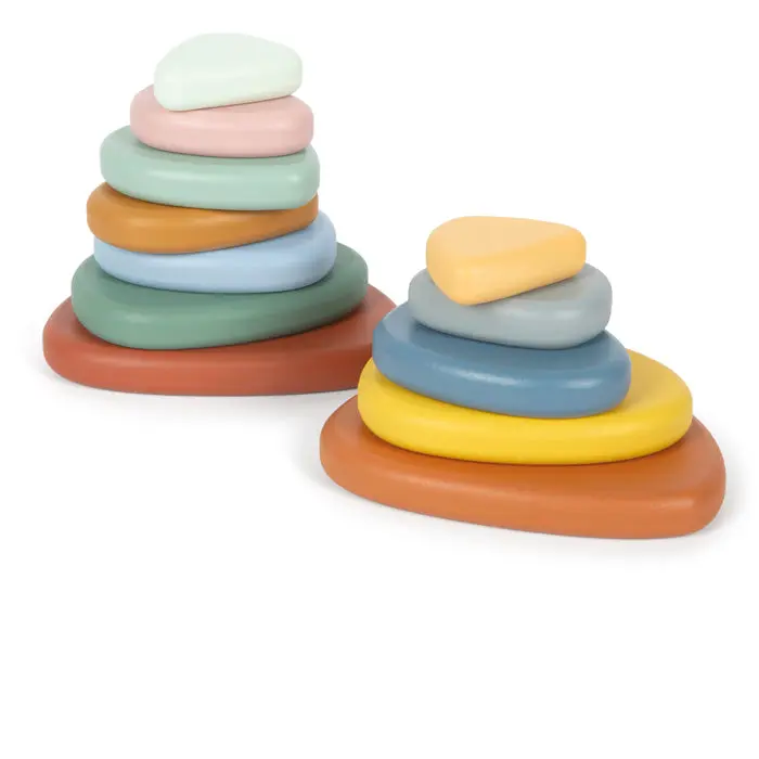 Jeu d'équilibre Montessori Galets
