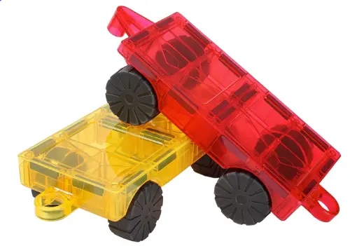 Jeu magnétique TileTek by Learn&Grow - Lot de 2 voitures
