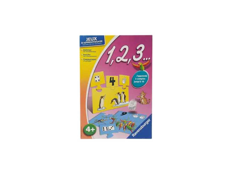 Jeux d'apprentissage - 1,2,3... J'apprends à compter jusqu'à 10- Édition 2009
