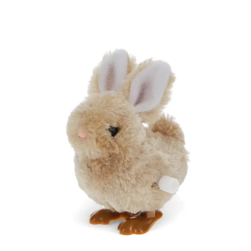 Jouet à remonter pelucheux - Lapin