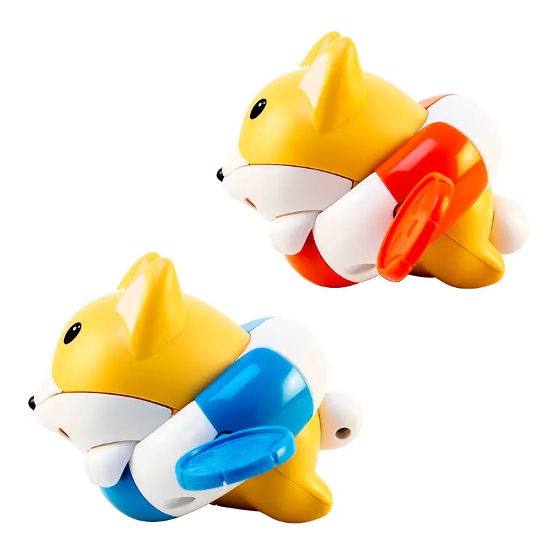 Jouet de bain - Corgi avec bouée de sauvetage