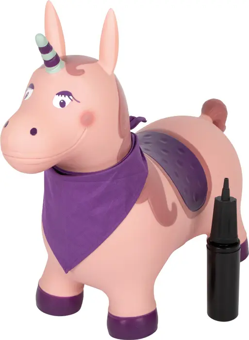 Jouet sauteur licorne gonflable