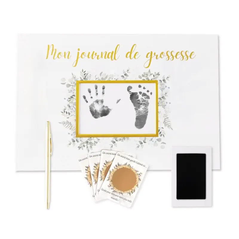 Journal de grossesse et album souvenir bébé
