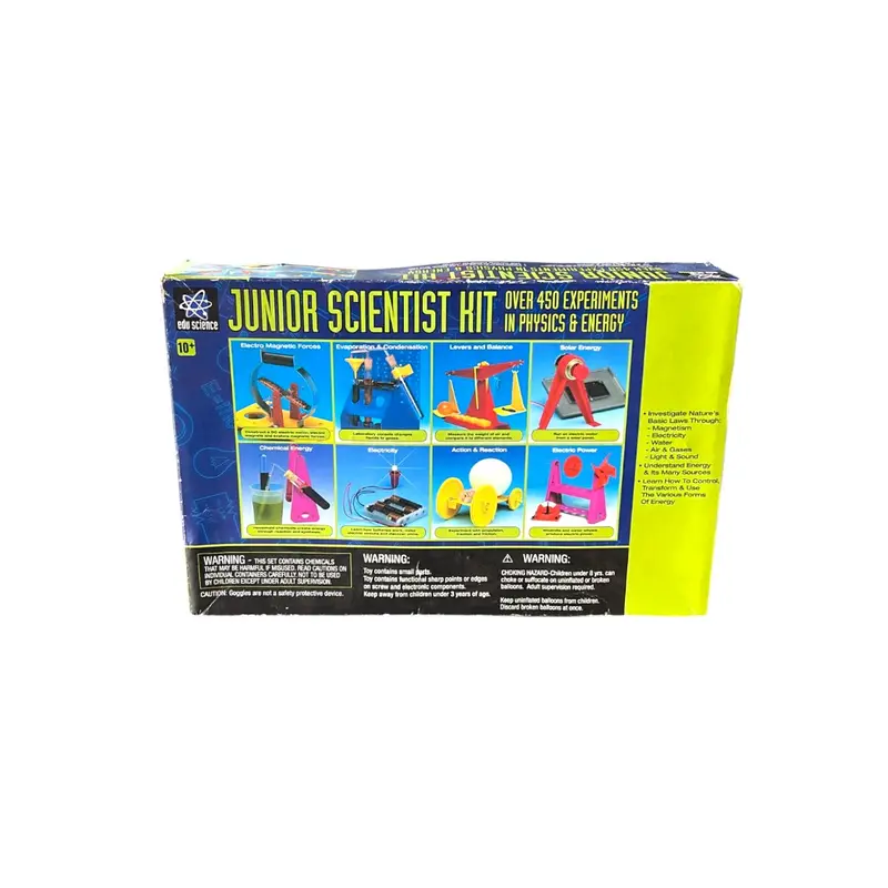 Junior scientist kit - 450 experiments in phisics & energy