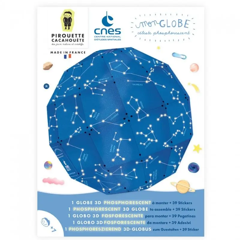Kit créatif - Mon globe céleste phosphorescent
