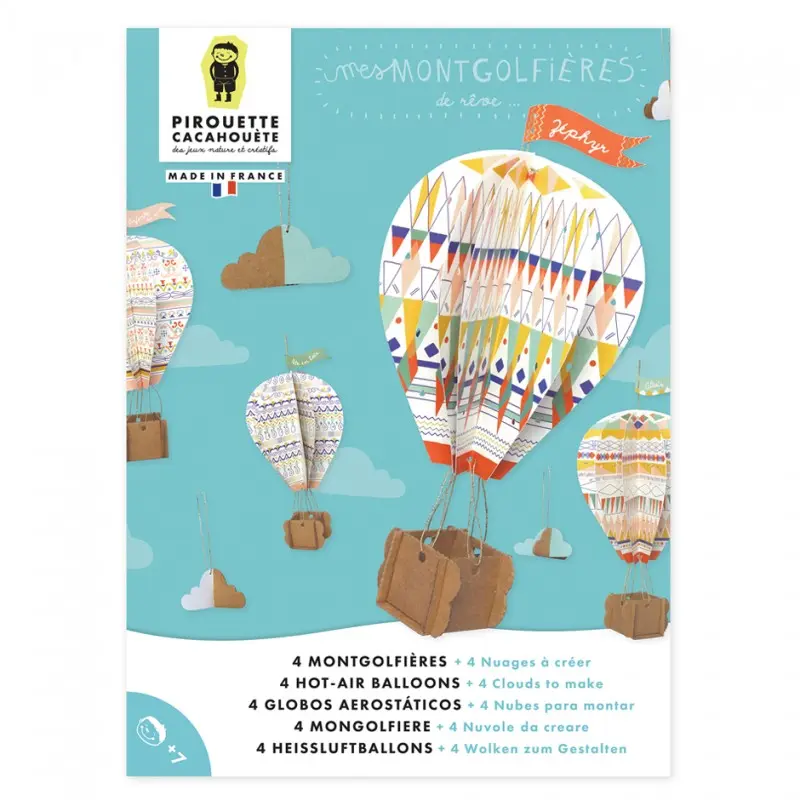 Kit créatif Montgolfière à suspendre - Enfant 7 ans, France