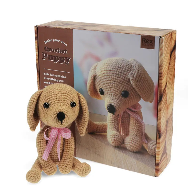Kit crochet chiot amigurumi complet