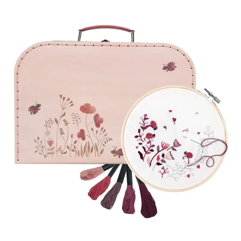 Kit de broderie Coccinelles