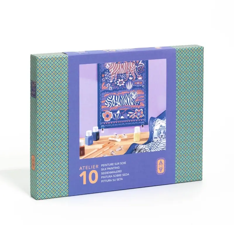 Kit de peinture sur soie Atelier 10