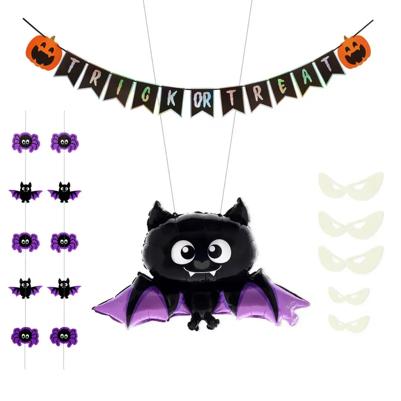 Kit décoration porte Halloween - Complet
