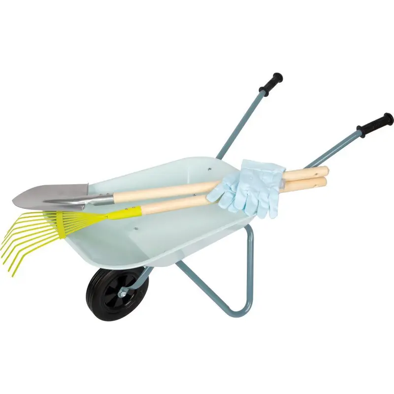 Kit d'outils de jardinage avec brouette