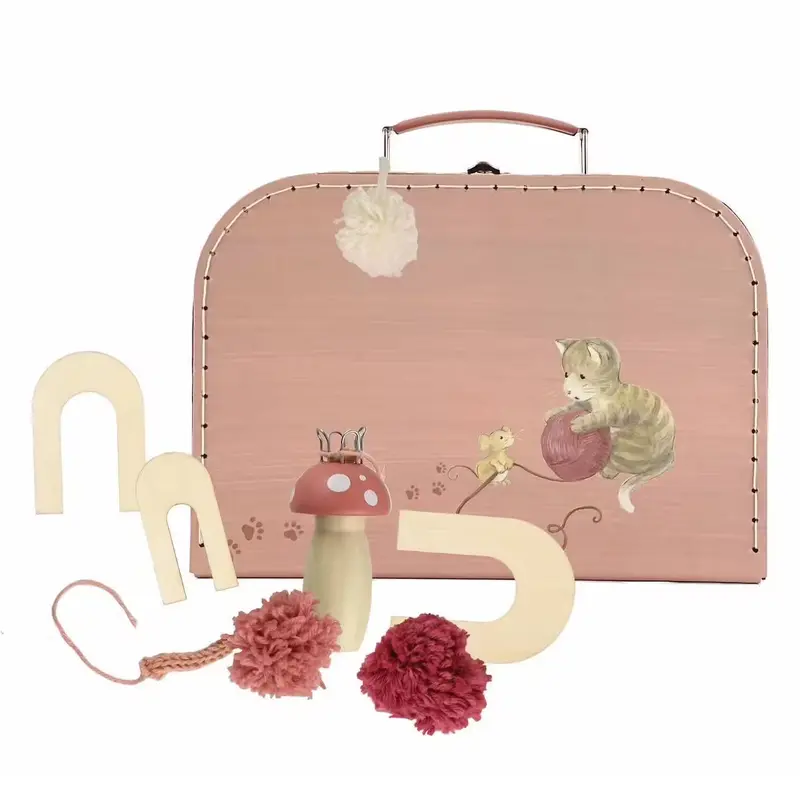Kit Pompons & Tricotin en Laine