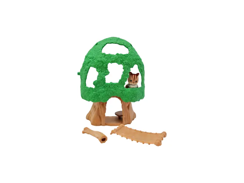 La cabane des bébés  avec figurine écureuil - Sylvanians