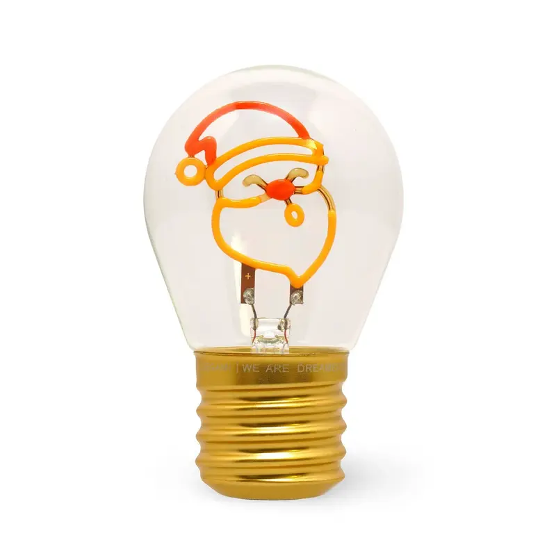 Lampe décorative en forme d’ampoule - Père Noël