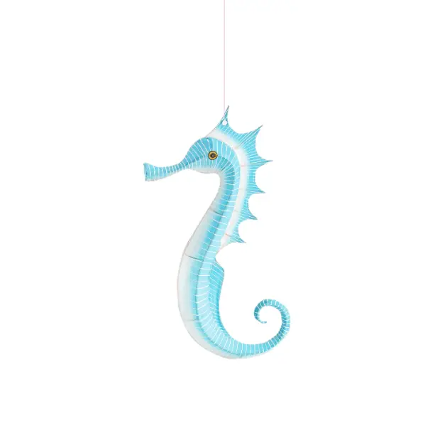 Lampion hippocampe turquoise