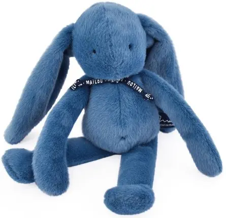 Lapin Méloé - Bleu intense 37 cm