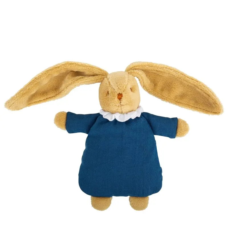 Lapin nid d’ange bleu lin