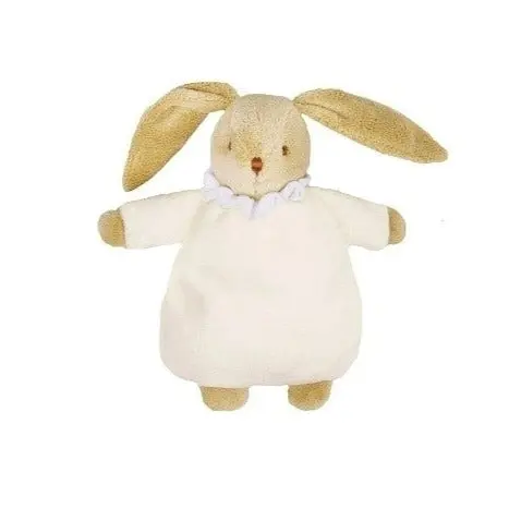 Lapin nid d'ange hochet ivoire