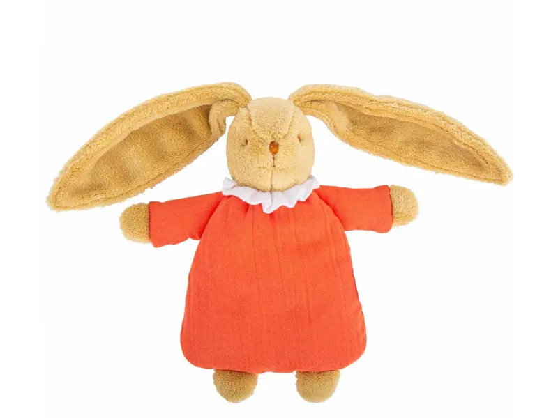Lapin nid d’ange hochet orange