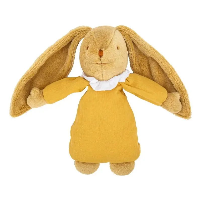 Lapin nid d'ange musical - Jaune curry