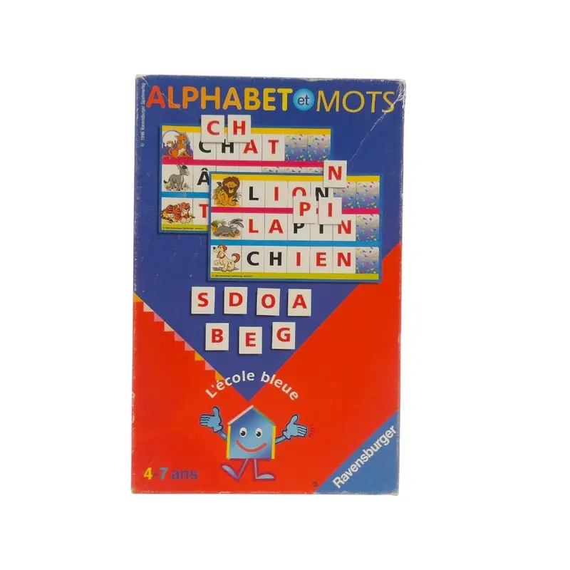 L'école bleue - Alphabet et mots- Édition 1996