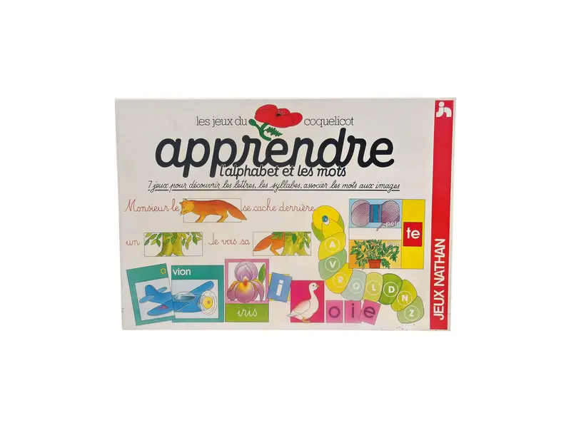 Les jeux du coquelicot - Apprendre l'alphabet et les lmpets