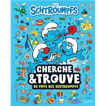 Les schtroumpfs Cherche & Trouve au pays des Schtroumpfs