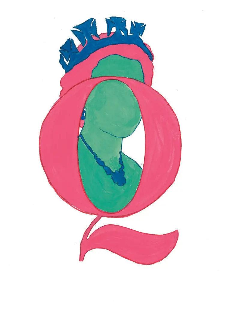 Lettre Q - Cadre alphabet A Spell On You, Mary Clerté