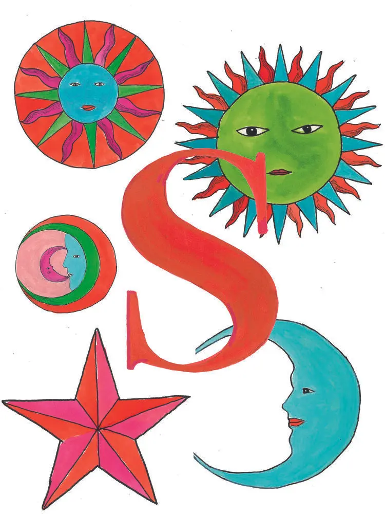 Lettre S - Cadre Alphabet Mary Clerté